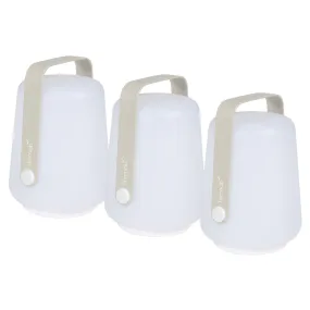 3 Lampes Balad H12 gris argile