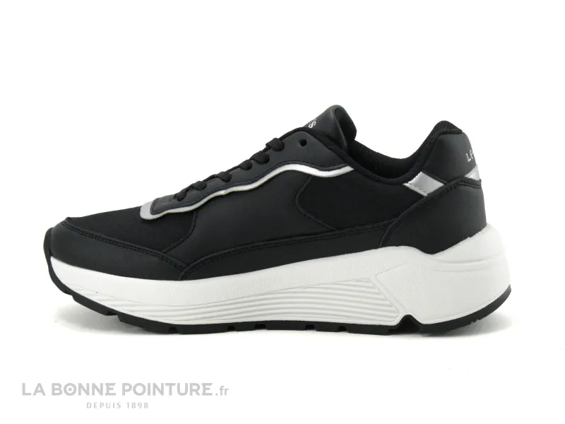Achat chaussures Levi's Femme Basket, vente Levis WING 235430-EU-605 Black - Sneaker plateforme noire