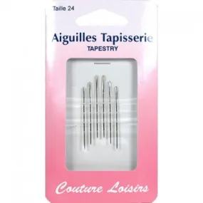 Aiguilles à tapisser n°24 X6 - Couture loisirs