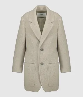AMI PARIS Partager  Manteau Boutons Argile  