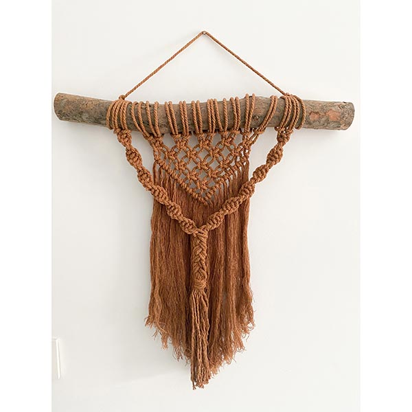 Anchor Crafty Fil macramé, recyclé [5mm] – beige foncé