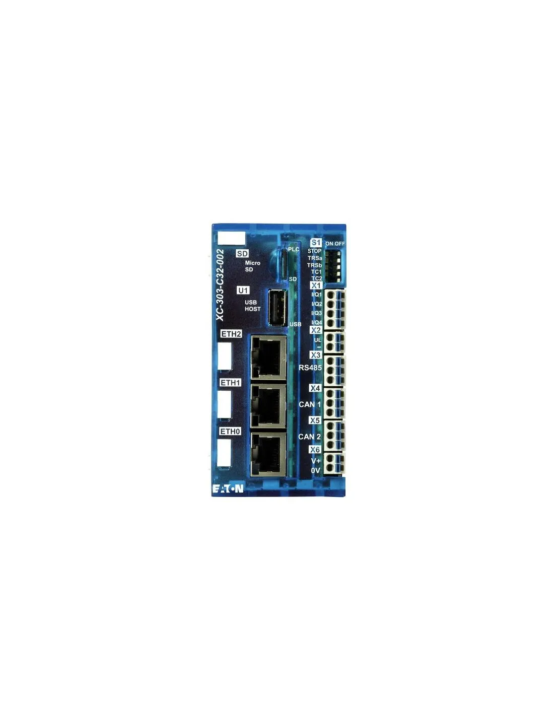 API XC303 CODESYS 3 SD USB 3x Ethernet 2x CAN RS485 4 e/s numériques 000191080 EATON XC 303 C32 002