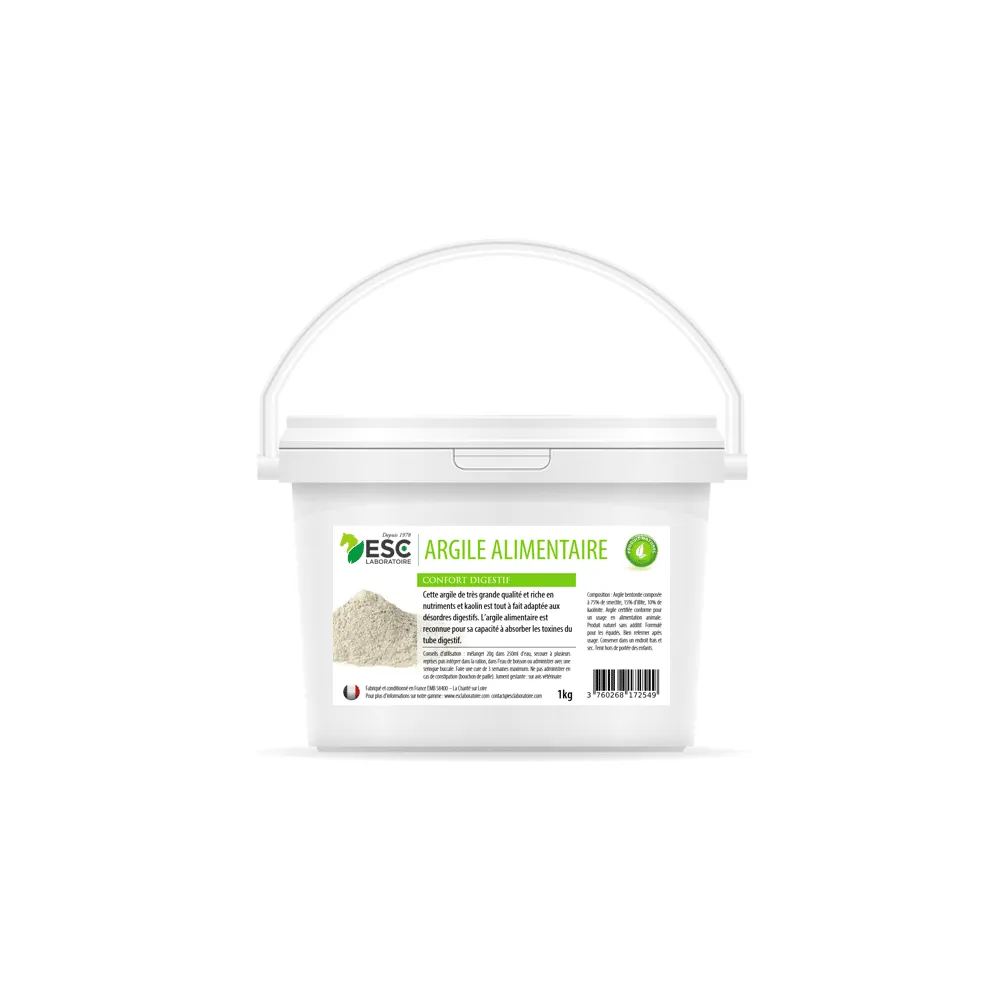 Argile alimentaire ESC Laboratoire - Digestion cheval
