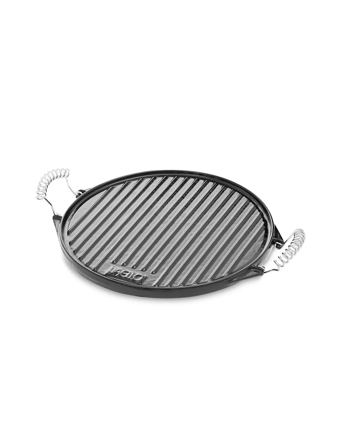 Assiette Ronde En Fer Émaillé Ø43cm. Vaello - - 75473Générique