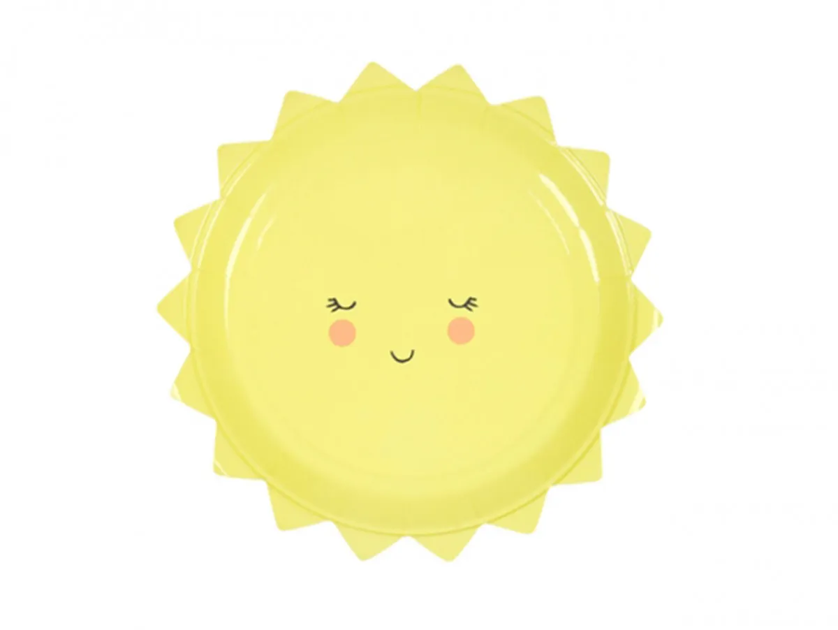 Assiettes Soleil