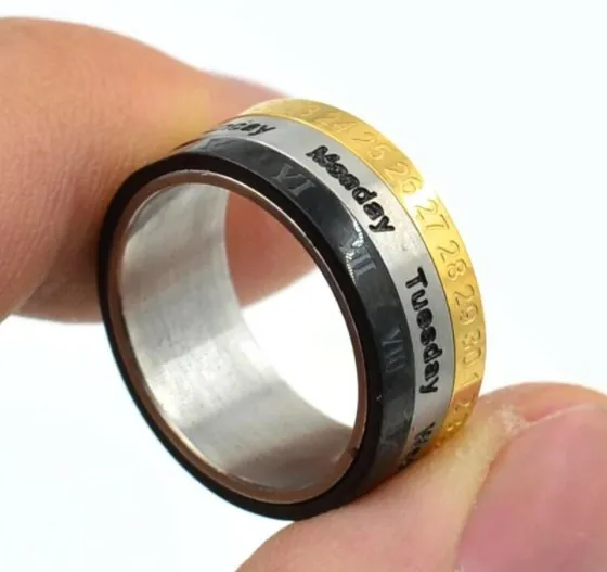 Bague homme  anneaux numériques romains