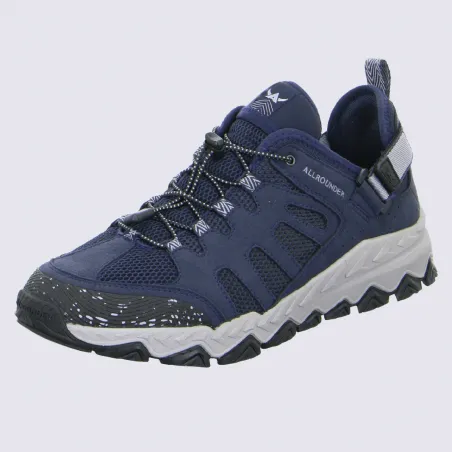Baskets Allrounder, baskets sportives de marche homme bleu ciel de nuit | Igert Chaussures&Maroquinerie