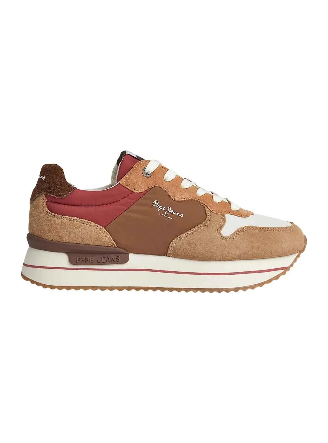 Baskets Pepe Jeans Rusper Queen Brun Femme