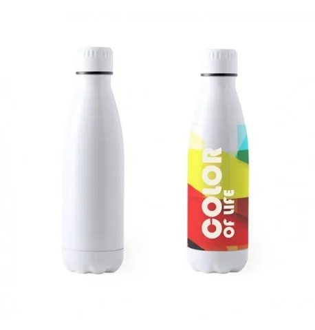 Bidon Sublimation Personnalisable Bayron 700 ml en Acier Inoxydable 