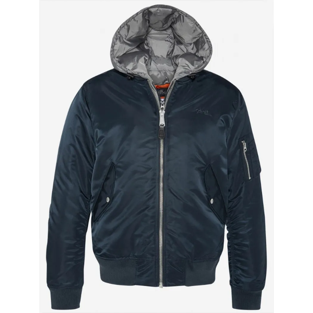 BLOUSON BOMBERS SCHOTT PLASTRON AMOVIBLE