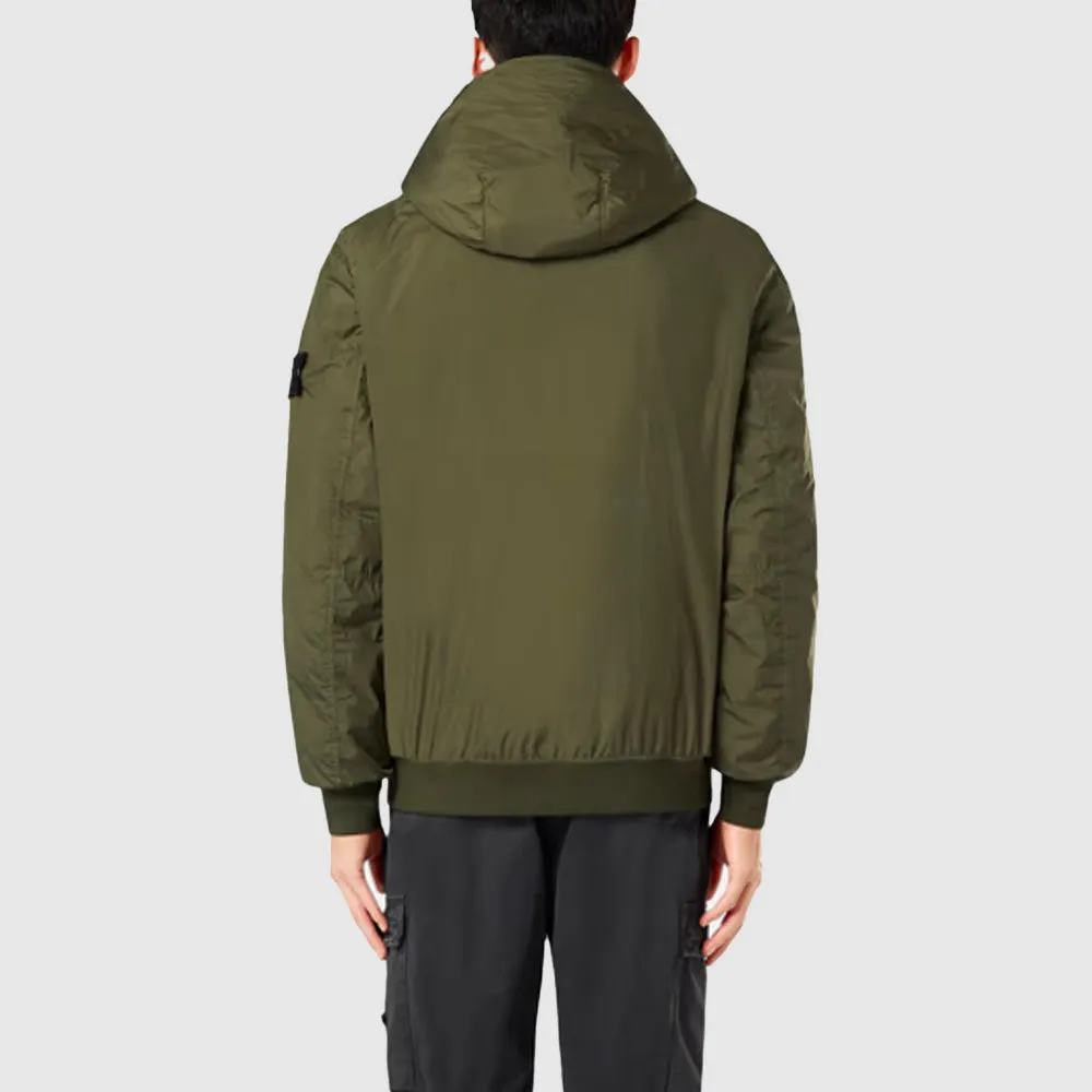 Blouson coupe-vent à capuche