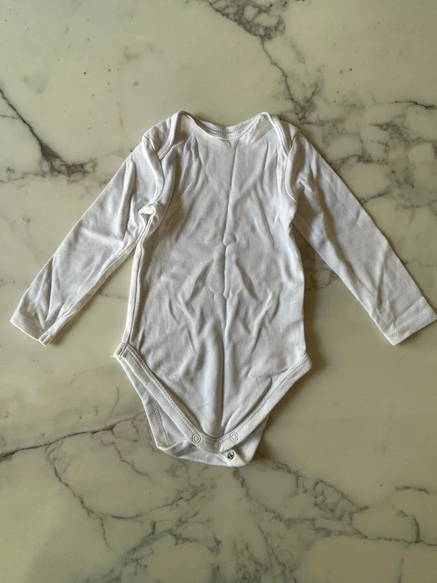 Body blanc basic CA taille 6-9 mois