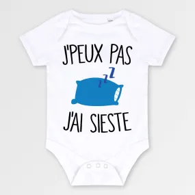 Body Bébé J'peux pas j'ai sieste