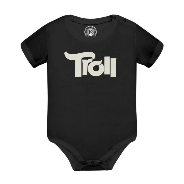 Body Bébé Manche Courte Noir Troll Jeux Vidéo Meme Internet Gamer
