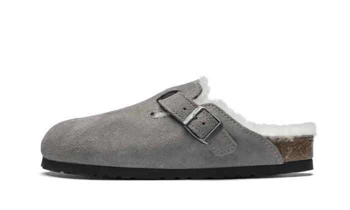 Boston Shearling Suede Stone Coin