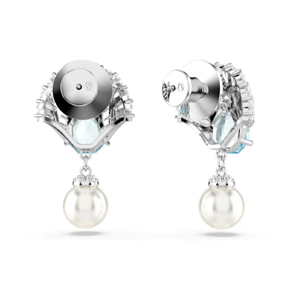 Boucles oreilles Swarovski Idyllia E Drop Pearl - 5680301 bleu,argent | 3 Suisses