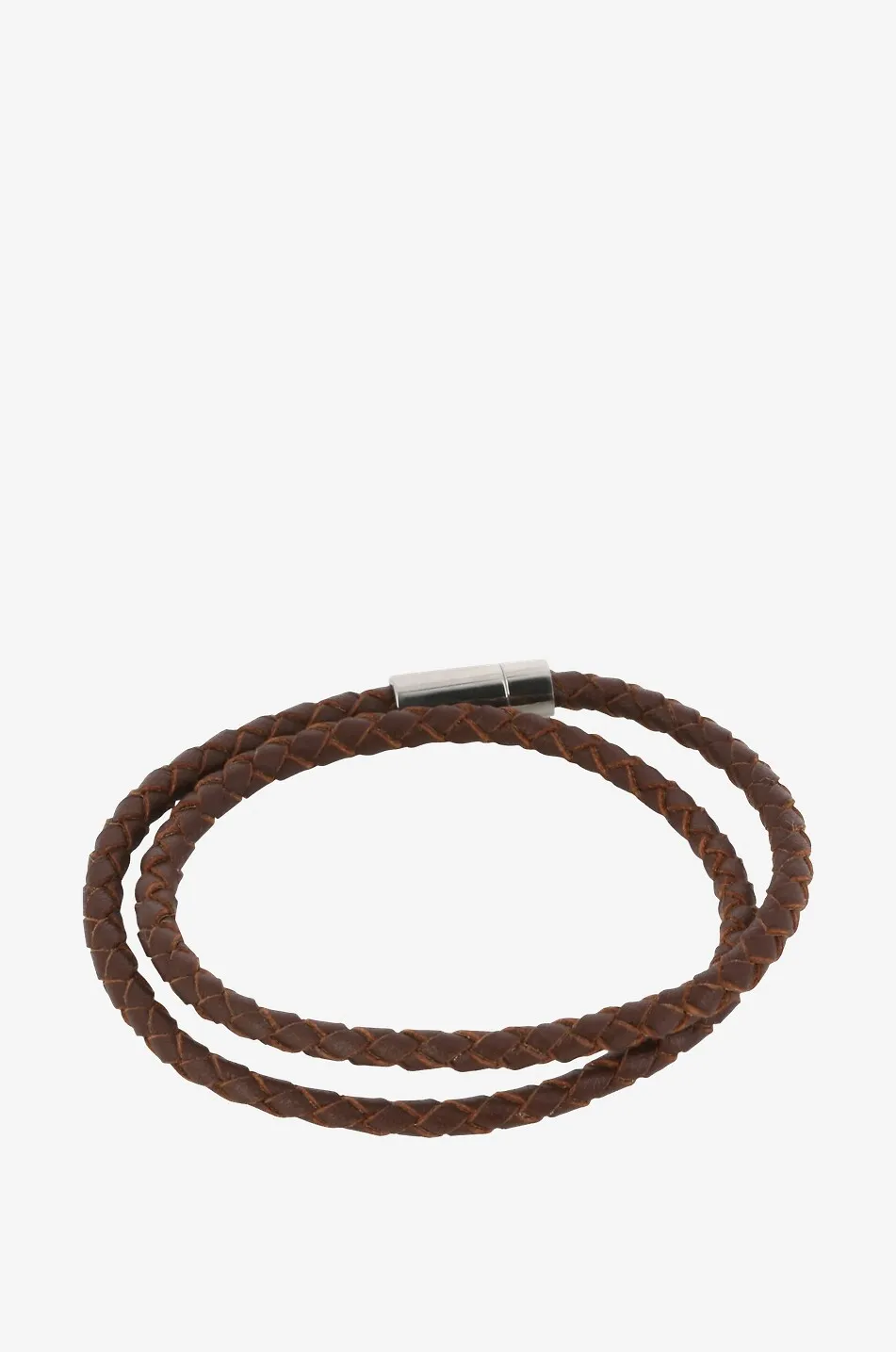 Bracelet double tressé en cuir Vivo