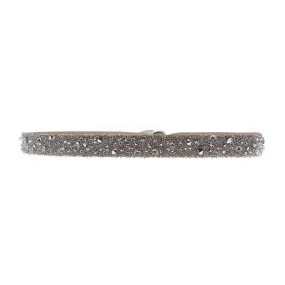 Bracelet Les Interchangeables A38523 - Bracelet Tissu Beige Cristaux Swarovski Les Interchangeables | 3 Suisses