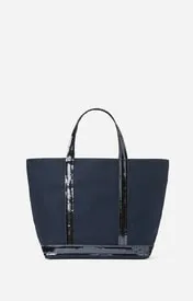 Cabas M en Toile Port\u00e9 Main