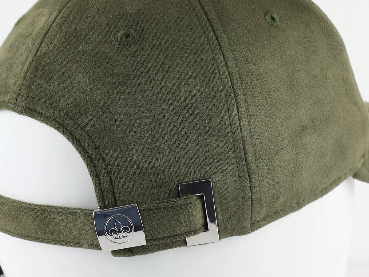 Casquette  ADN  Suédine Kaki