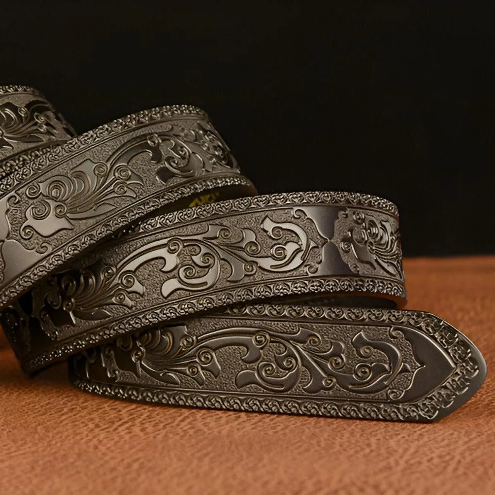 Ceinture Esprit Animal à boucle en forme de trois crocodiles, modèle Ross