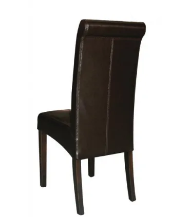 Chaise dossier incurvé en simili cuir - Lot de 2 mobilier restauration