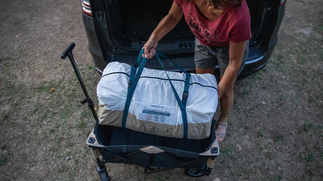 CHARIOT DE TRANSPORT PLIANT POUR MATRIEL DE CAMPING - TROLLEY