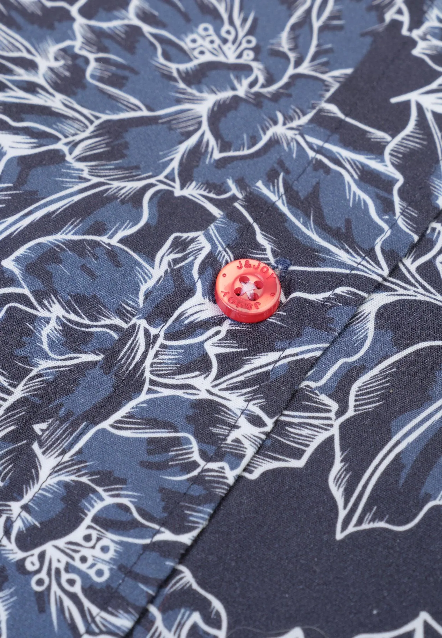 Chemise homme motif feuilles en filigrane