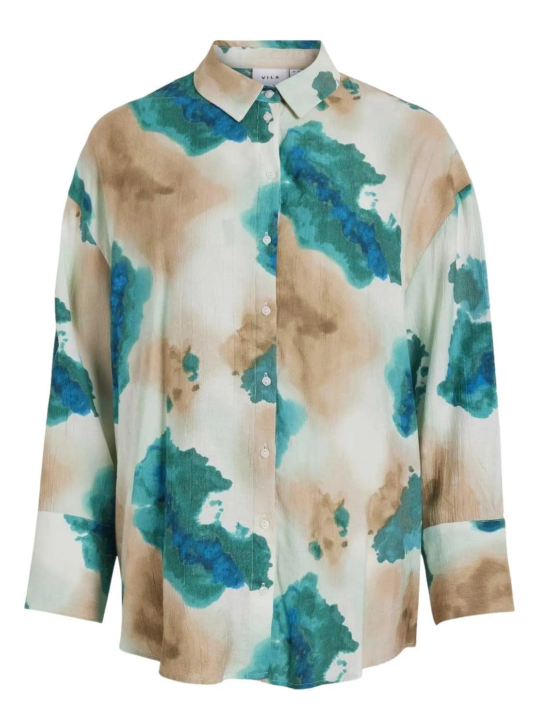 Chemise Vila Shiam beige pour femme