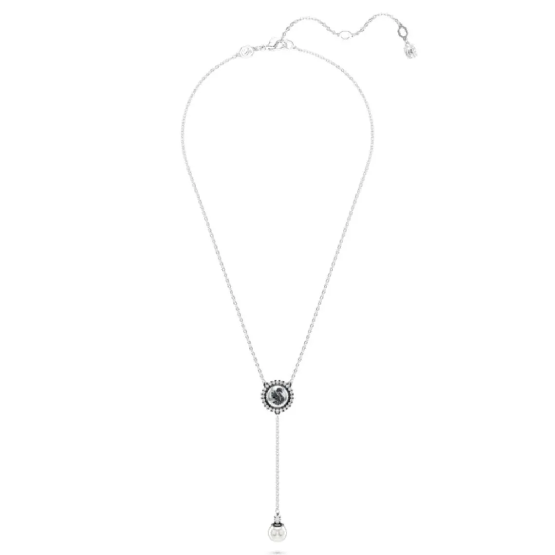 Collier Femme Swarovski Swan - 5681403 Noir, Argent | 3 Suisses