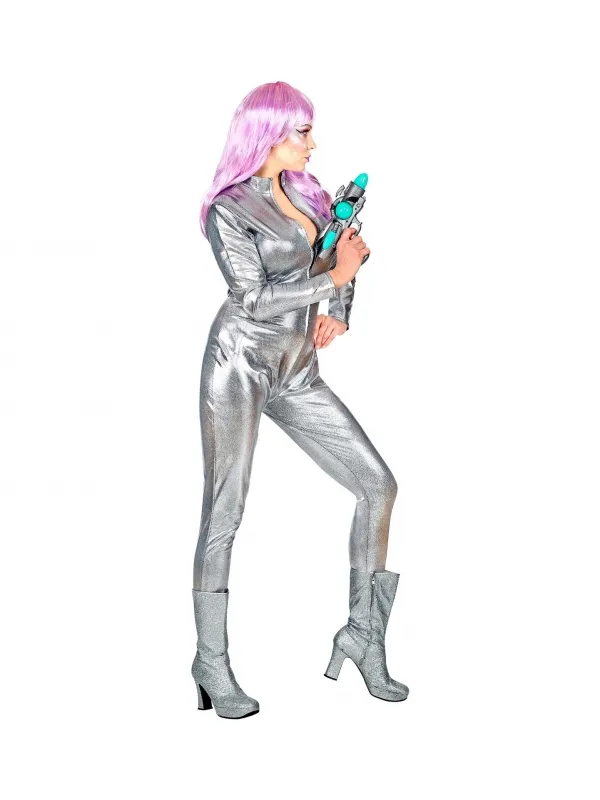 Combinaison Femme de l'Espace Argentée