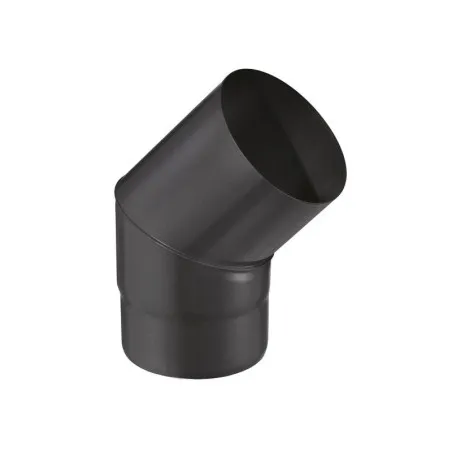COUDE 45° ÉMAILLÉ NOIR Ø150MM - JONCOUX