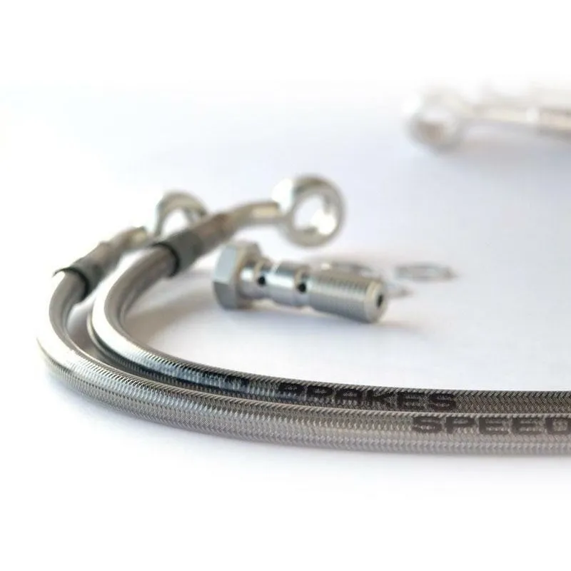 Durite d'embrayage Aviation SPEEDBRAKES carbone/raccord argent - piecemotoquad