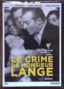 DVD LE CRIME DE MONSIEUR LANGE