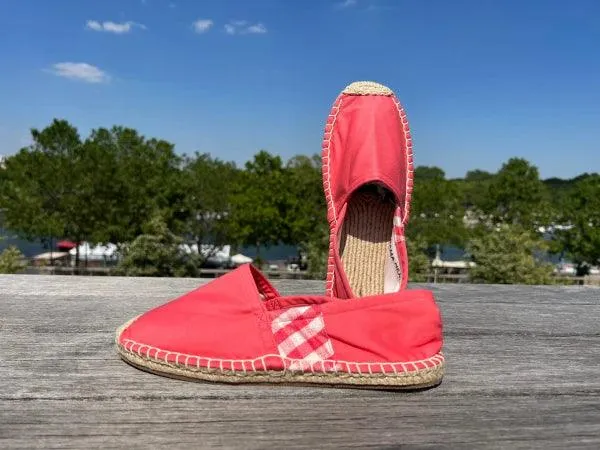 Espadrilles rose en jute tressé - Krama