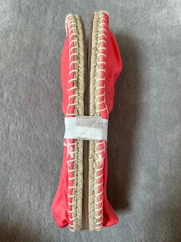 Espadrilles rose en jute tressé - Krama