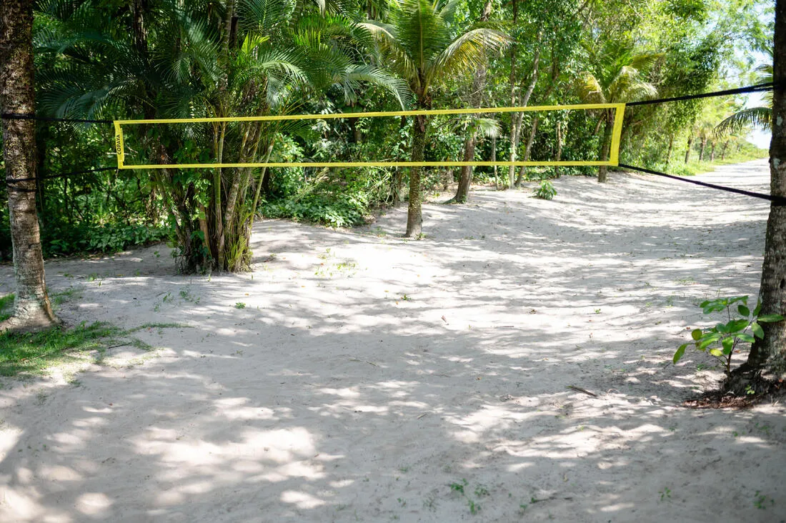 Filet de beach-volley BV100 jaune