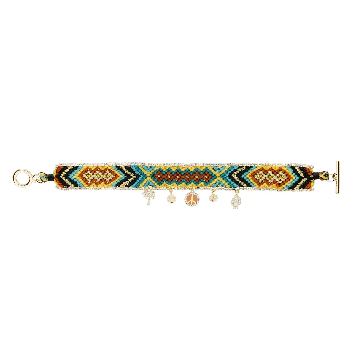 HIPANEMA  Bracelet brésilien tressé marley - Marron
