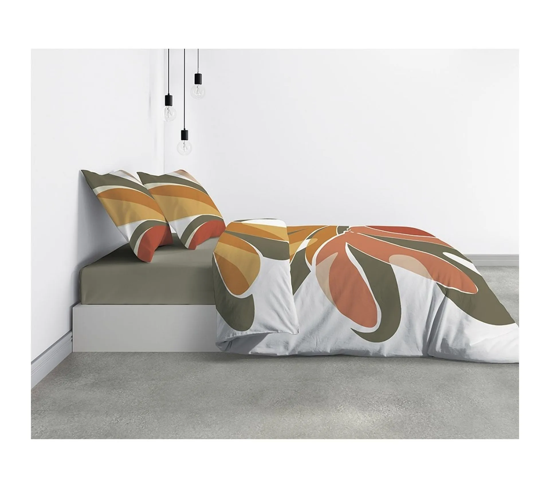 Housse De Couette 260x240 Kentia + 2 Taies 100% Coton