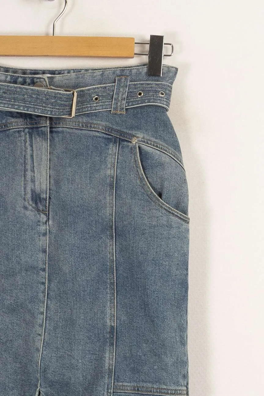 Jupe en jean bleu - Taille XS/34