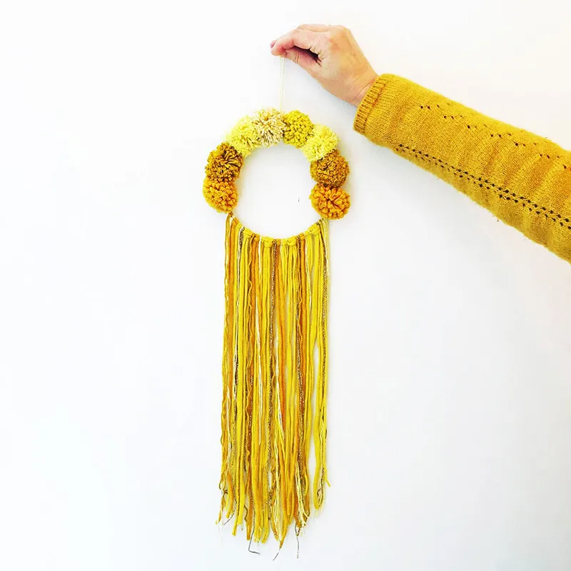Kit attrape rêves pompons polaire - Henry & Henriette