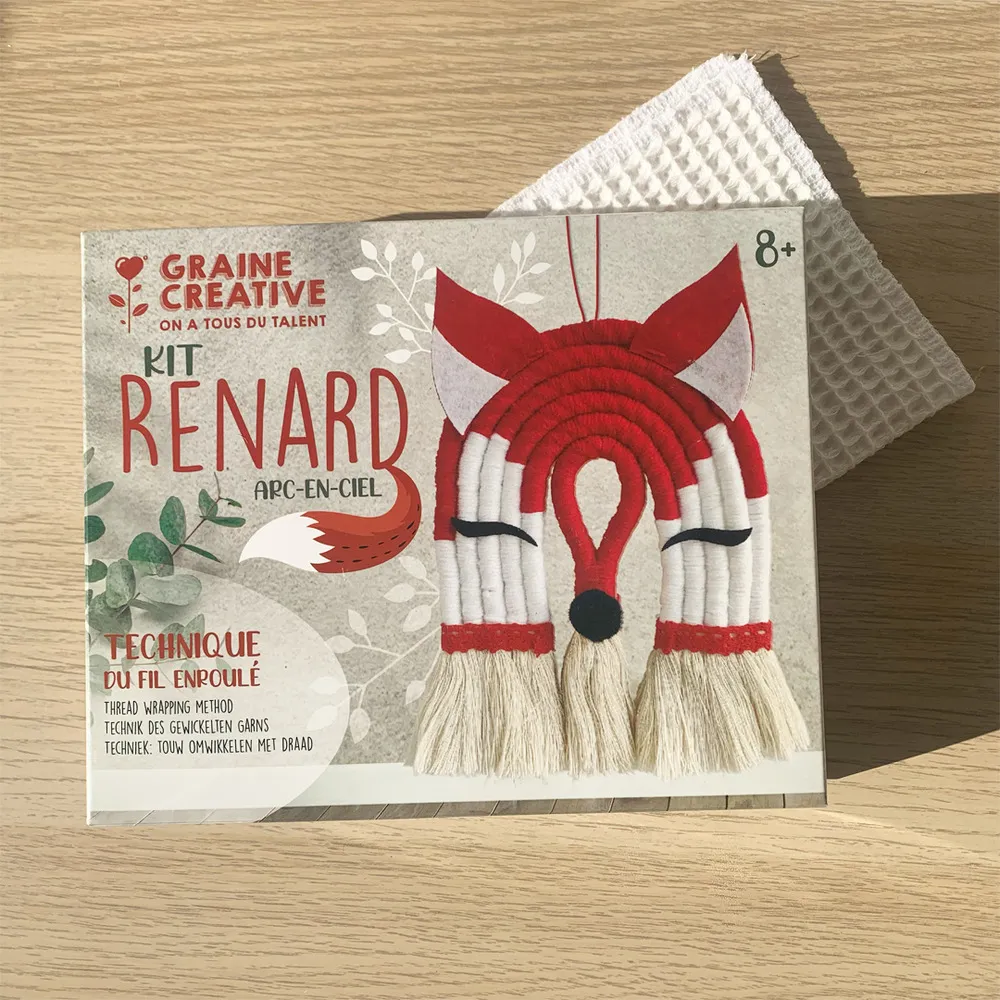 Kit faire son macramé avec suspension cercle en bambou - 70 x 26 cm