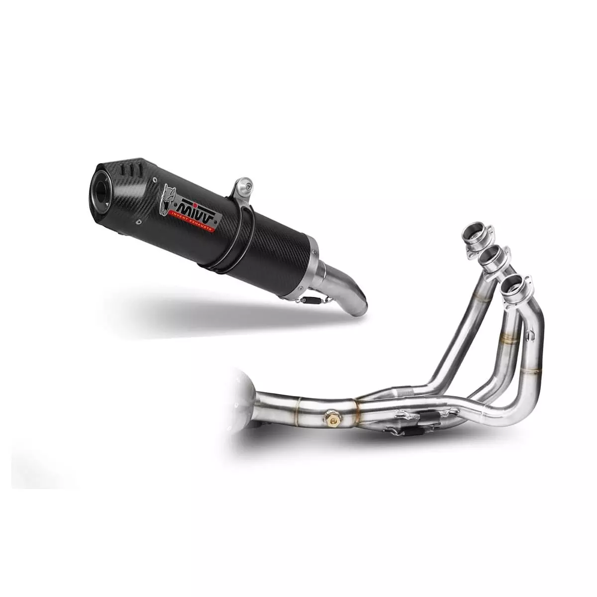 Ligne complète MIVV OVAL carbone/casquette carbone Yamaha MT-09 - Ligne complète