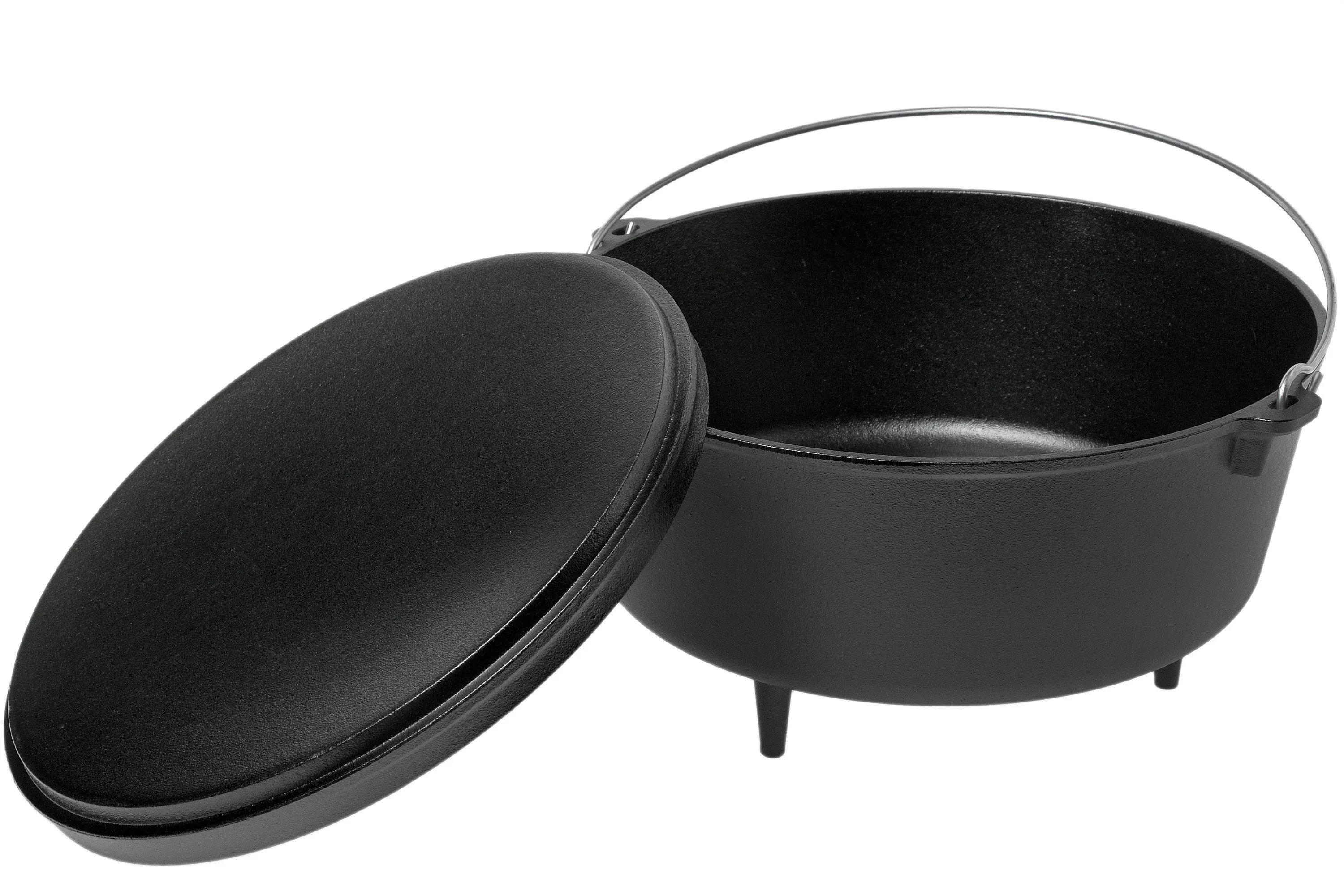 Lodge Camp Dutch Oven avec couvercle L14DCO3, Volume environ 9,5 L
