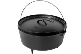 Lodge Camp Dutch Oven avec couvercle L14DCO3, Volume environ 9,5 L