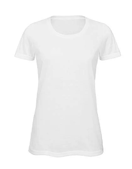 Lot de 5 T-Shirts B&C TW063 Sublimation à Col Rond Pour Femme