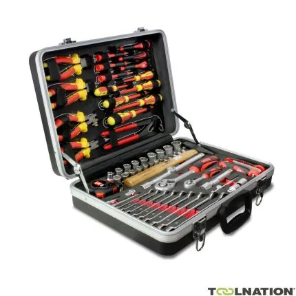 Metal Works 855006917 Mallette à outils remplie VDE 68 pièces