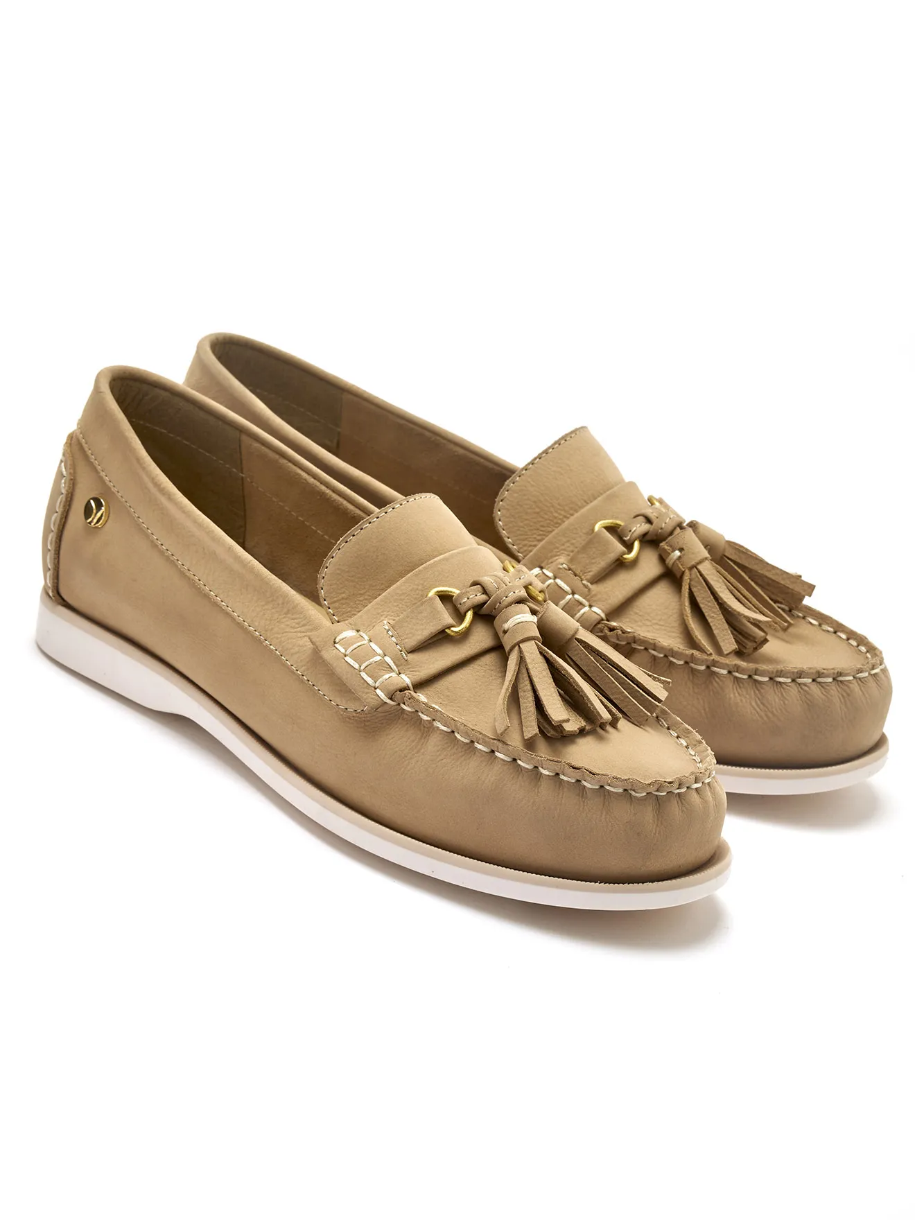 Mocassins à pompons