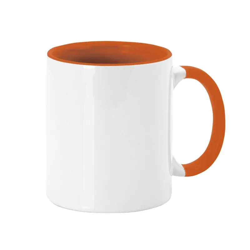 Mug bicolore en céramique personnalisé en sublimation