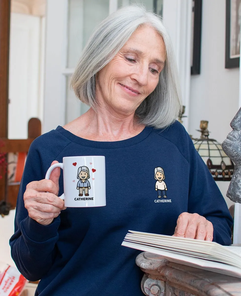 Mug Figurine mamie personnalisée